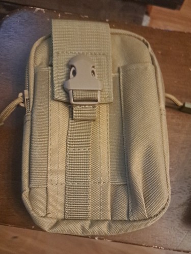 MYBAT Sports Activity Waist Pack Pocket Belt - Khaki - Picture 5 of 7