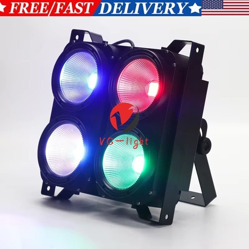 US 400W 4eyes COB LED Par Light DMX Stage DJ Audience Blinder Light RGBW 4IN1 - Picture 5 of 9