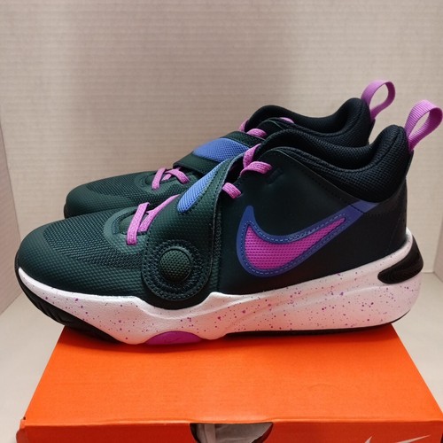 Nike Team Hustle D11 (GS) Size 6Y Multicolor Basketball Shoes Sneakers - Picture 4 of 8