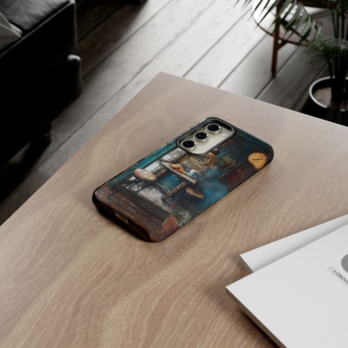 Cozy Cafe Bread Coffee - Phone Ink Cover Case for iPhone, Galaxy, Pixel - 第 233/281 張圖片
