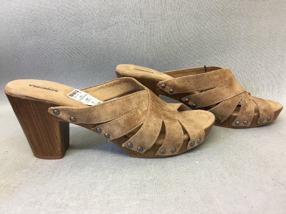 Sonoma Women's Esme Honey Mule Sandals Brown Size US 9M MB5 Sonoma Women's Esme Honey Mule Sandals Brown Size US 9M MB5