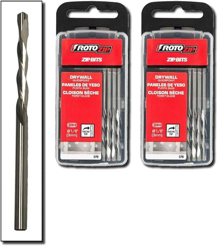 Roto-Zip 1/8" Guide Point Drywall Router Bits for Cutout Tools (16-Pack) - Picture 7 of 12