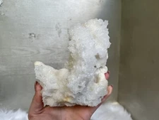 White Sugar Chalcedony Specimen, Zeolite Mineral Specimen