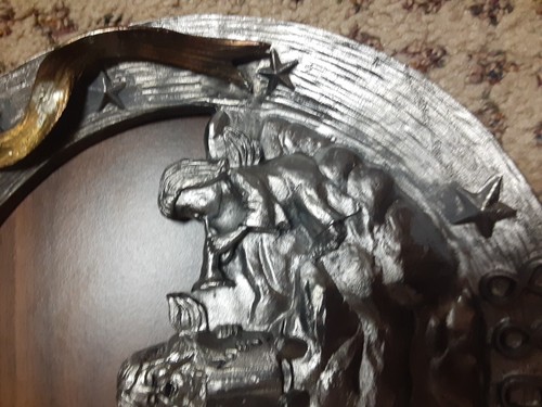 Vintage 1988 Michael Ricker Pewter Christmas Plate Angels Singing - Picture 5 of 7