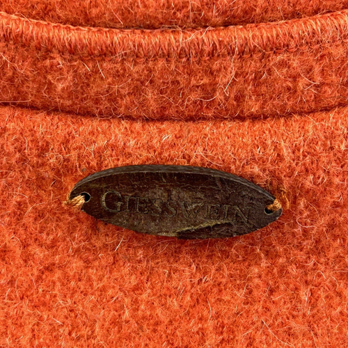 Giesswein Austria Wool Alpaca Knit Jacket Size 40 M/L Women Orange Austria - Picture 6 of 11