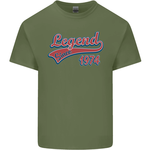 Legend Since 51st Birthday 1974 Mens Cotton T-Shirt Tee Top - Picture 56 of 86