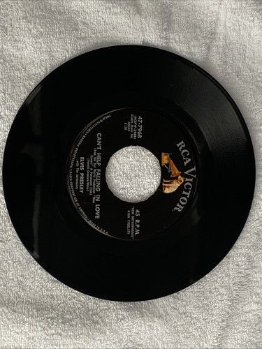 1961 Elvis Presley's Blue Hawaii 'Can't Help Falling in Love' 45RPM Vinyl Record - Bild 12 von 13