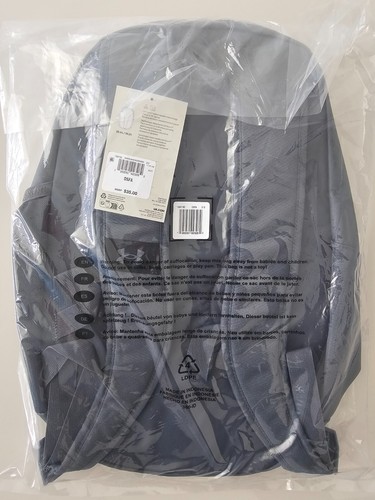 Mochila Under Armour UA Hustle Lite Storm negra 15” funda para computadora portátil - Imagen 12 de 16