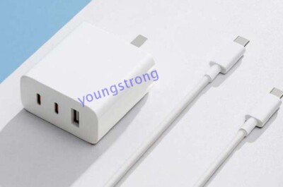 Xiaomi 67W GaN 3 Port Fast Charge Wall Charger Cable For Mi MIX Fold 3 15 13 Pro