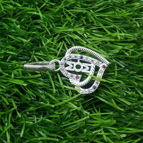 925 Sterling Silver Heart Pendant Mom Initial Love Pendant Necklace - Picture 13 of 25