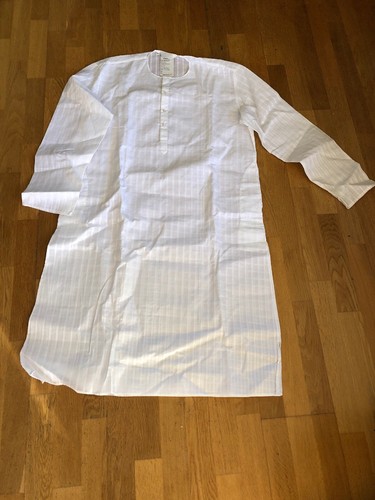 Conjunto Camisa Pantalones Hombre Kurta Blanco Talla 44 - Imagen 12 de 12