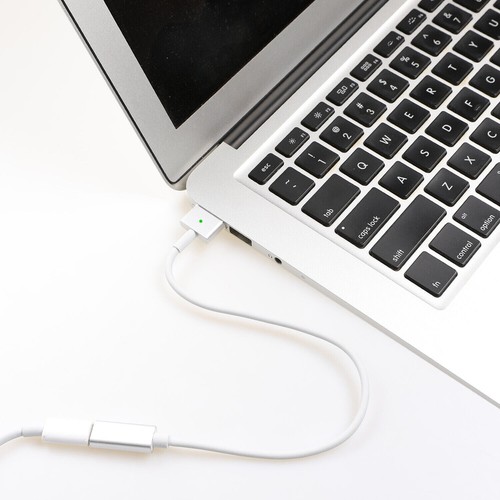 USB-C to Magnetic T-tip Charging Cable, OUGIC 6ft PD Type-C to Magnetic 2 THead - Picture 3 of 11