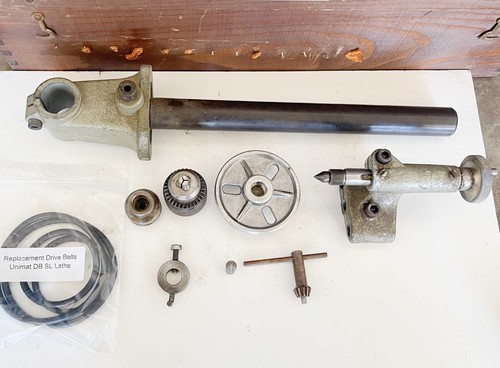 Vintage Unimat-SL DB200 Mini Drehmaschine mit Aufsätzen Hobby Juweliere Büchsenmacher - Bild 3 von 7