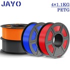 JAYO 4KG PETG 3D Drucker Filament 1,75mm Grau Orange Rot Blau Glatter Druck