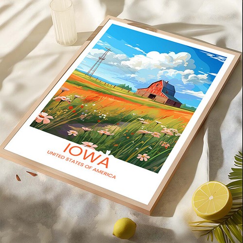 Iowa, USA - Travel Poster #4 - Picture 5 of 6