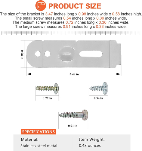Samsung Dishwasher Install Kit Upgrade - Mounting Brackets & Screws Included - Picture 4 of 12