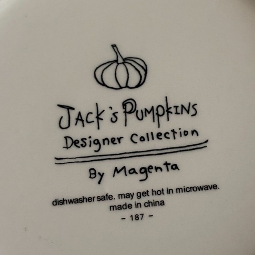 Jack'a Pumpkins Designer Collection By Magenta Pumpkin Coffee Mug-GUC - Picture 6 of 7