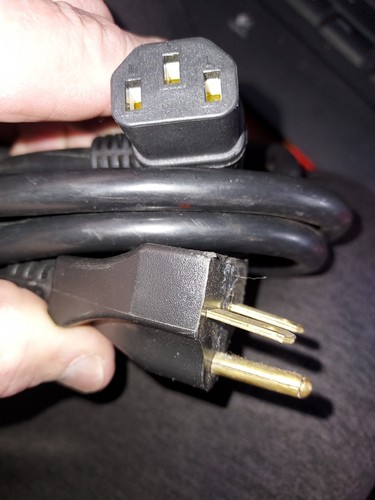 COMPUTER POWER CORD VOLEX, 15 AMP-250 VOLT, 14-3, 12'+,SEE PICTURES - Picture 3 of 6