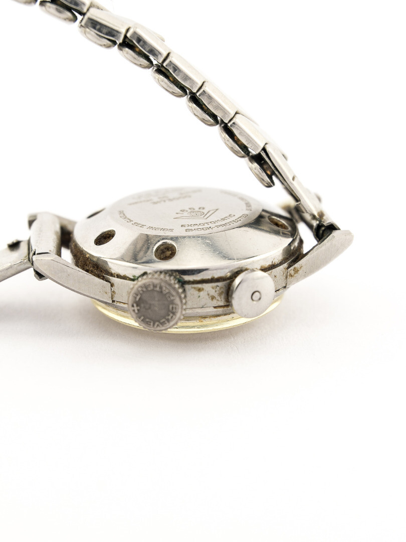 Vulcain Cricket GOLDEN VOICE ladies alarm watch 50's | eBay