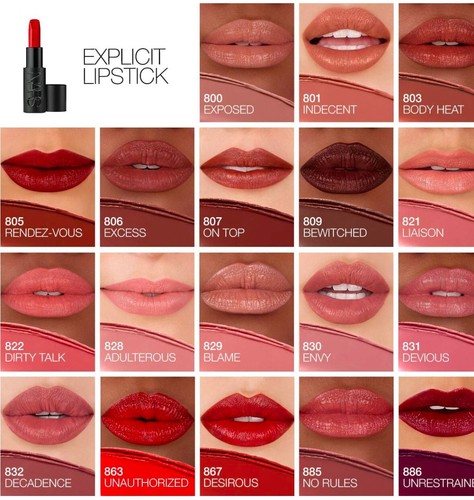 🔥 Nars Explicit Lipstick  ~PICK SHADE~ NEW IN BOX FREE SHIPPING 🔥 0.13Oz - Picture 3 of 15