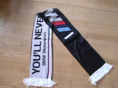 BMW Motorsport Schal Scarf DTM I M FAN You`ll never drive alone Accessoires