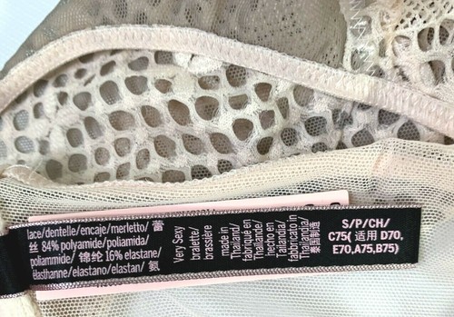 Victorias Secret Very Sexy Bralette Bra Lace Sheer Racerback Wire Free NWT B1705 - Picture 39 of 56