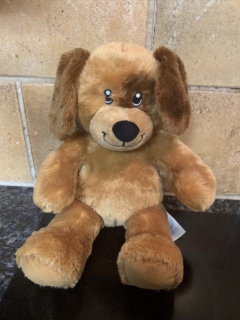 Build a Bear Brown Pup 15” Plush Stuffed Puppy Dog Spot Eye Build a Bear Brown Pup 15” Plush Stuffed Puppy Dog Spot Eye