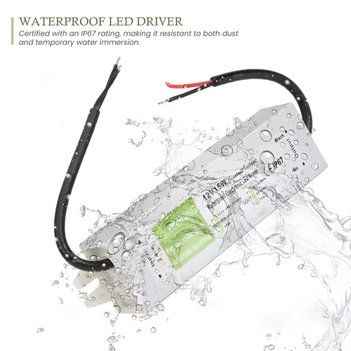 12V PSU IP67 Trafo LED Treiber Wasserdicht Netzteil 10W-350W AC 90-250V - Bild 26 von 67