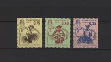 S43957 VENEZUELA MNH** 1963 Liberté Contre La Faim 3v