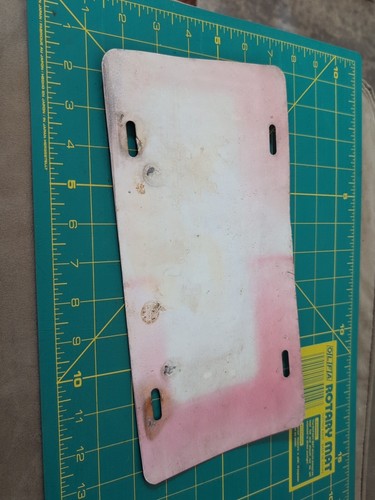 Oasis Shrine Circus Oasis Circus Club Fire Dept License Plate  - Picture 2 of 2