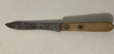 Geneva Forge Knife 6  Blade Steel Slicing Vintage USA