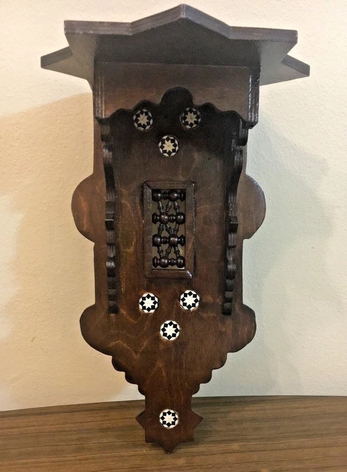 Handmade Wall Mounted Wood Shelf Decorative Shelf Floating Shelf Wooden Shelf - Image 2 of 4