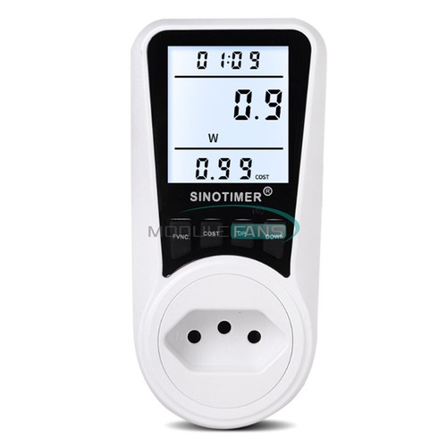 Energy Power Consumption Wattmeter Plug-in Socket Power Kilowatt Wattage Meter - Picture 37 of 45