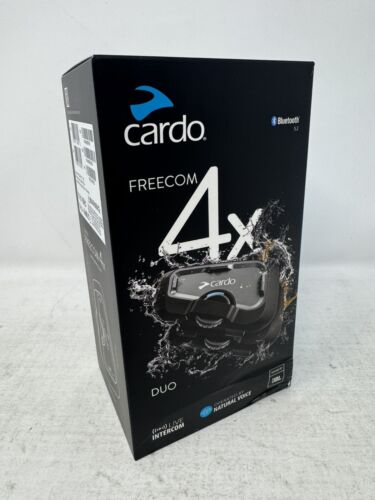 Cardo Freecom 4X DUO FRC4X103 Bluetooth Intercom Headset - Picture 4 of 11