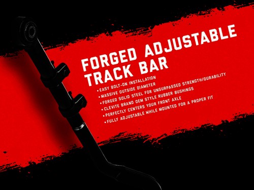 Rough Country Rear Forged Adjustable Track Bar for 97-06 Jeep Wrangler TJ - 1075 - Picture 5 of 6