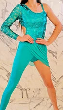 Weissman Dance Costume Leotard Child Large CL Unitard Aerialist Circus Costume