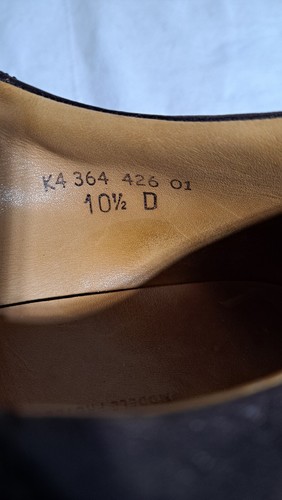 Authentic JM Weston Modelo Protege Shoes Mens Leather (UK 10.5) ( USA 11.5 ) D - Picture 7 of 11
