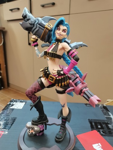 Official League of Legends Jinx Statue Vi Figure Model LOL Collect PVC Toy Gift - Picture 13 of 26