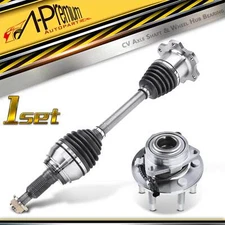 A-Premium Front CV Axle + Wheel Hub Bearing Assy for GMC Sierra Chevy Silverado