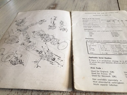 Honda PF50M PF50 M PF 50 parts list liste catalogue pièce détachée amigo - Imagen 2 de 6