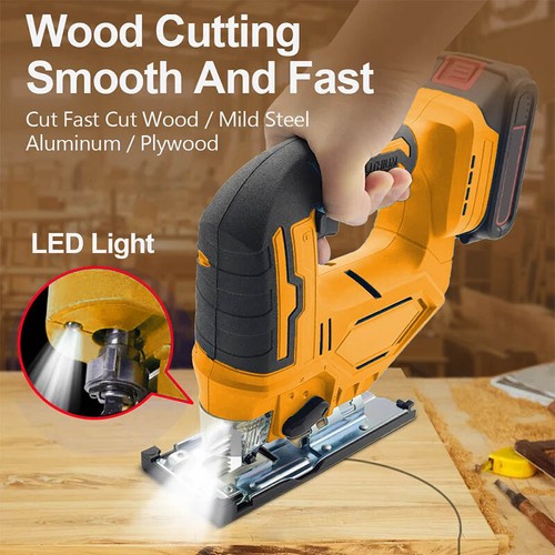 Cordless Cutting Jigsaw Woodworking Cutter Timber Jig Saw For Dewalt 18V Battery - Picture 11 of 12