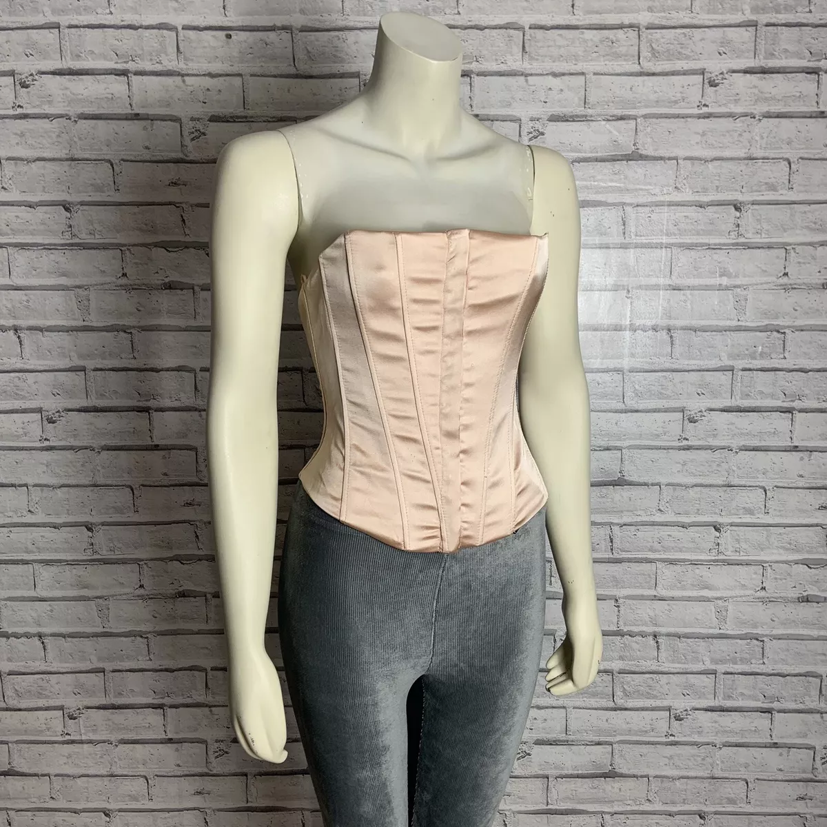 Nude hotsell strapless top