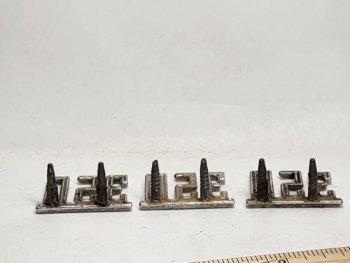 Juego 3 x 60 Chevy Chevelle El Camino 350 OEM Guardabarros Letras Insignia Emblema Logo - Imagen 6 de 8