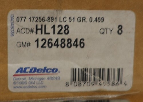 NEW ACDelco Engine Valve Lifters Set of 8 HL128 Chevy GMC 4.3 4.8 5.3 6.0 00-19 - Picture 2 of 3