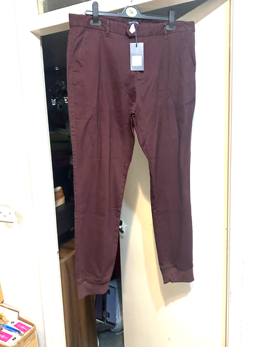 Zachary Prell Herren Ochsenblut Chino Stil Jogginghose Bündchen Saum Hose $ 168 Au - Bild 2 von 12
