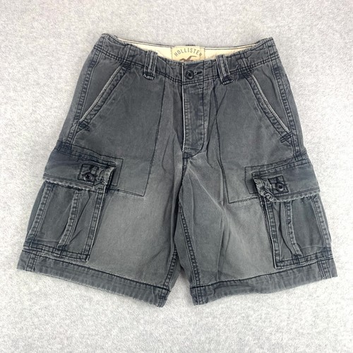 Hollister California Cargo Shorts Size 30. Faded Navy Blue - Picture 1 of 7