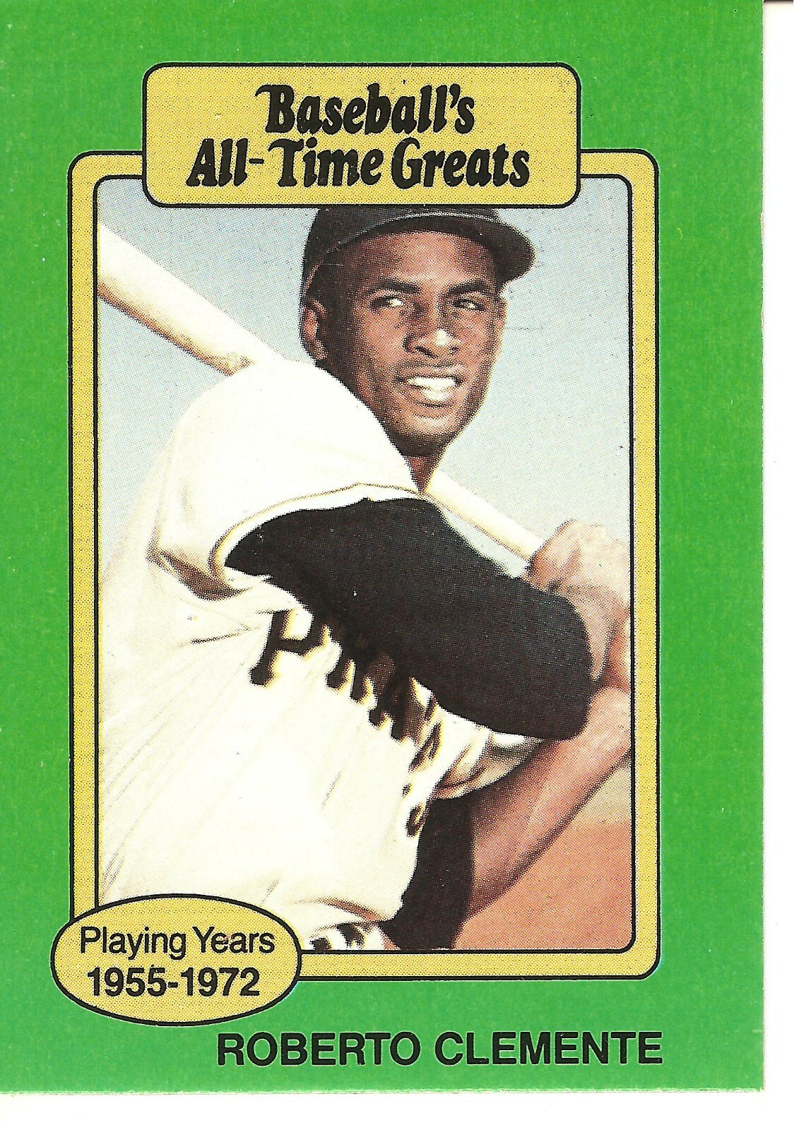 BASEBALL'S ALL TIME GREATS ROBERTO CLEMENTE BASEBALL CARD eBay
