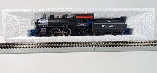 Mantua HO #336-022 Atlantic 4-4-2 Steam Locomotive & Tender NYC & HR New In Box - Picture 8 of 16
