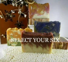 Six Goat Milk Soap Custom Natural Goat Milk Bar Soap Artisan Homemade Gift Soap