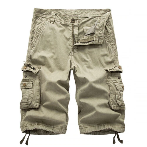 Mens Cargo Shorts Combat Twill Work Camo Army Military Knee Length Pants UK - Picture 11 of 20